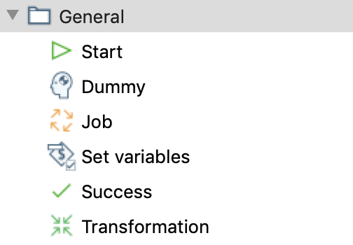 Pentaho - Job General Step