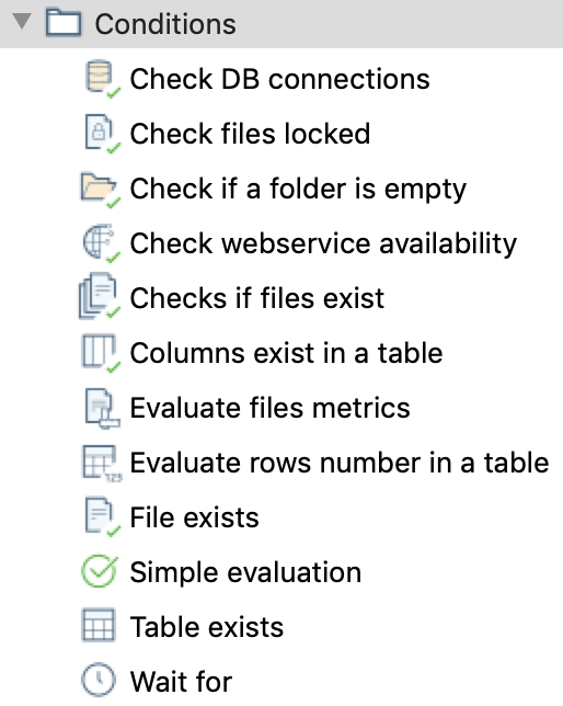 Pentaho - Job Condition Step