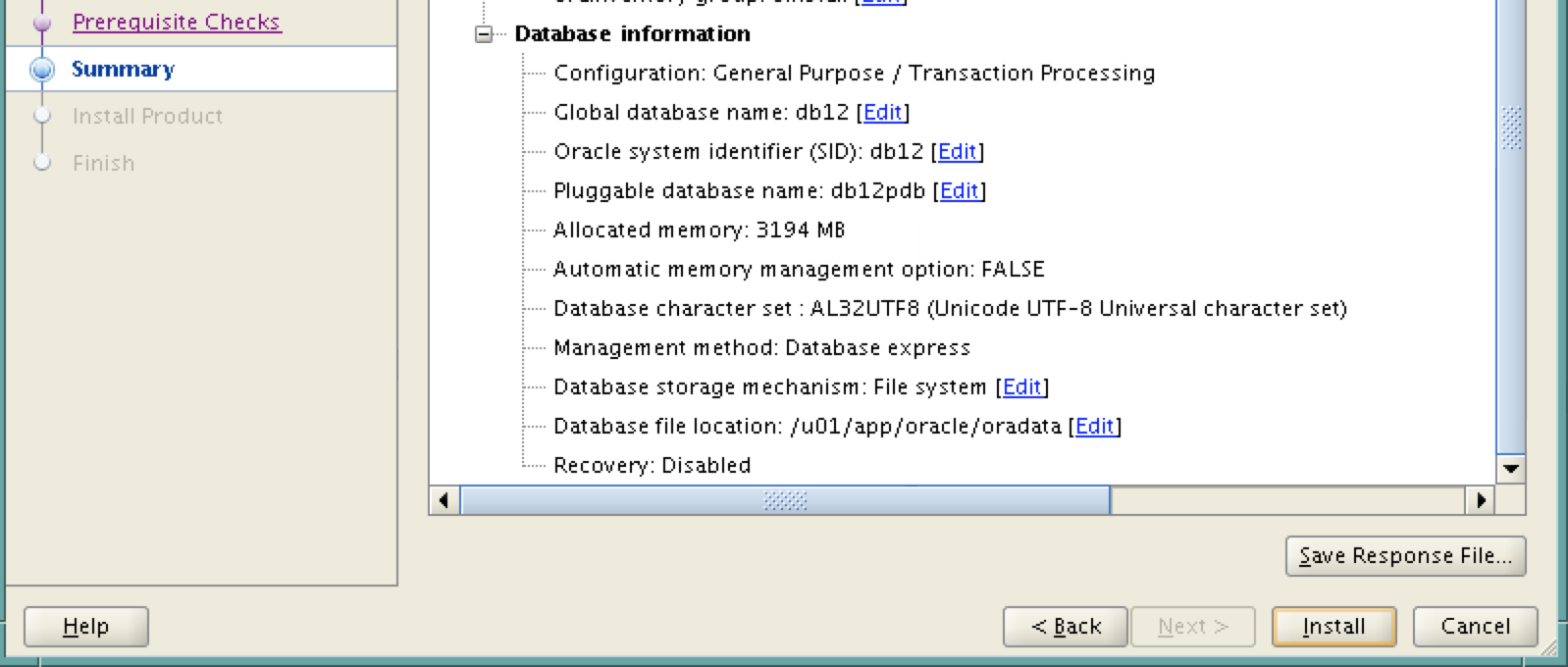 Installazione Oracle 12c R2 - Passi installazione