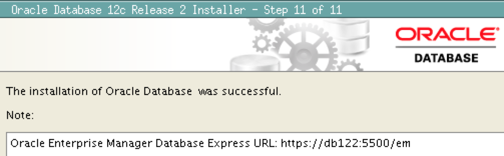 Installazione Oracle 12c R2 - Passi installazione