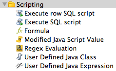 Pentaho - Spoon Scripting Step