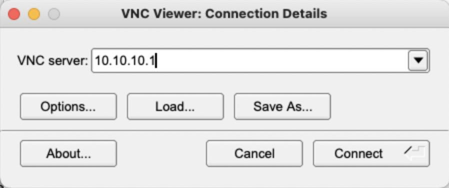 VNC connessione