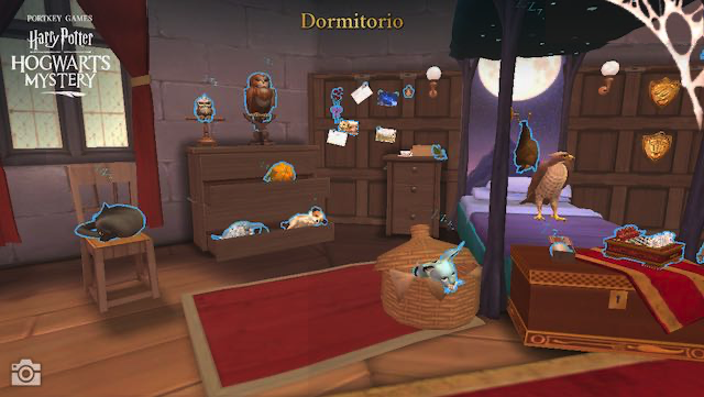 Hogwarts Mystery - Energy Spot - Dormitorio sinistra animali dormono