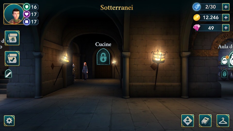 Hogwarts Mystery - Energy Spot - Sotterranei: elfo che scappa