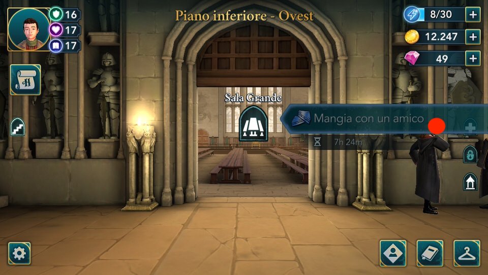 Hogwarts Mystery - Energy Spot - Mangiare in sala grande