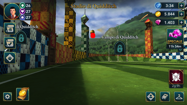 Hogwarts Mystery - Energy Spot - Quidditch: boccino d'oro