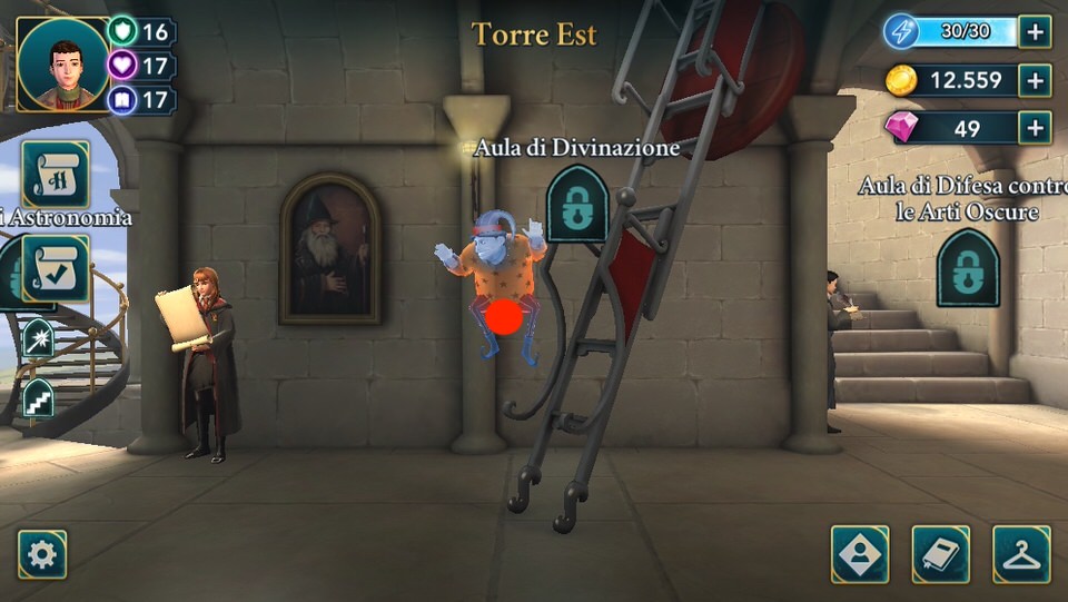 Hogwarts Mystery - Energy Spot - Torre Est: Peeves